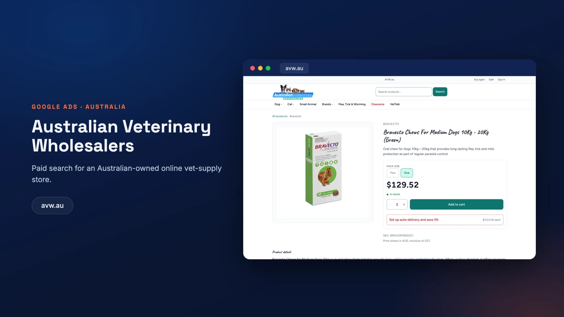 AVW — Google Ads case study