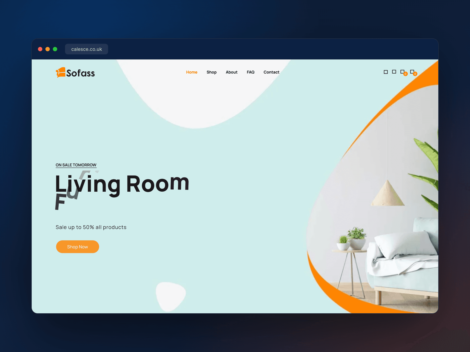 Calesce — a WooCommerce furniture store