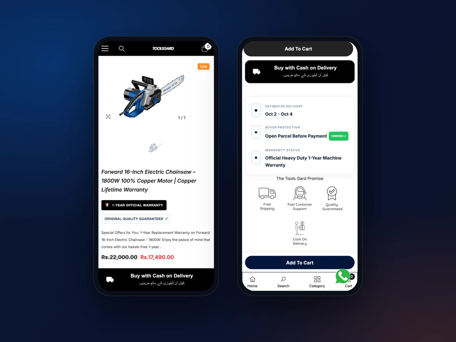 Tools Gard — a Shopify store for power tools in Pakistan