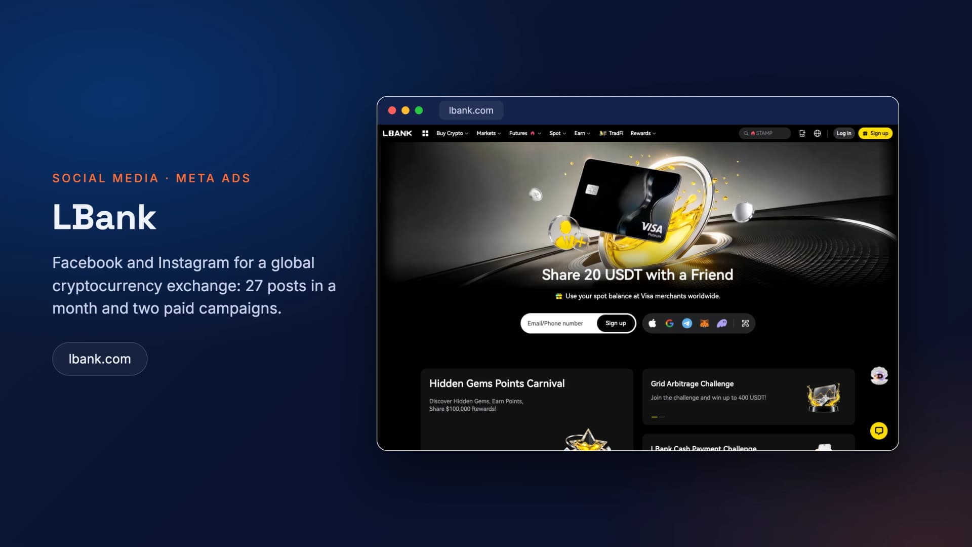 LBank — Meta Ads case study